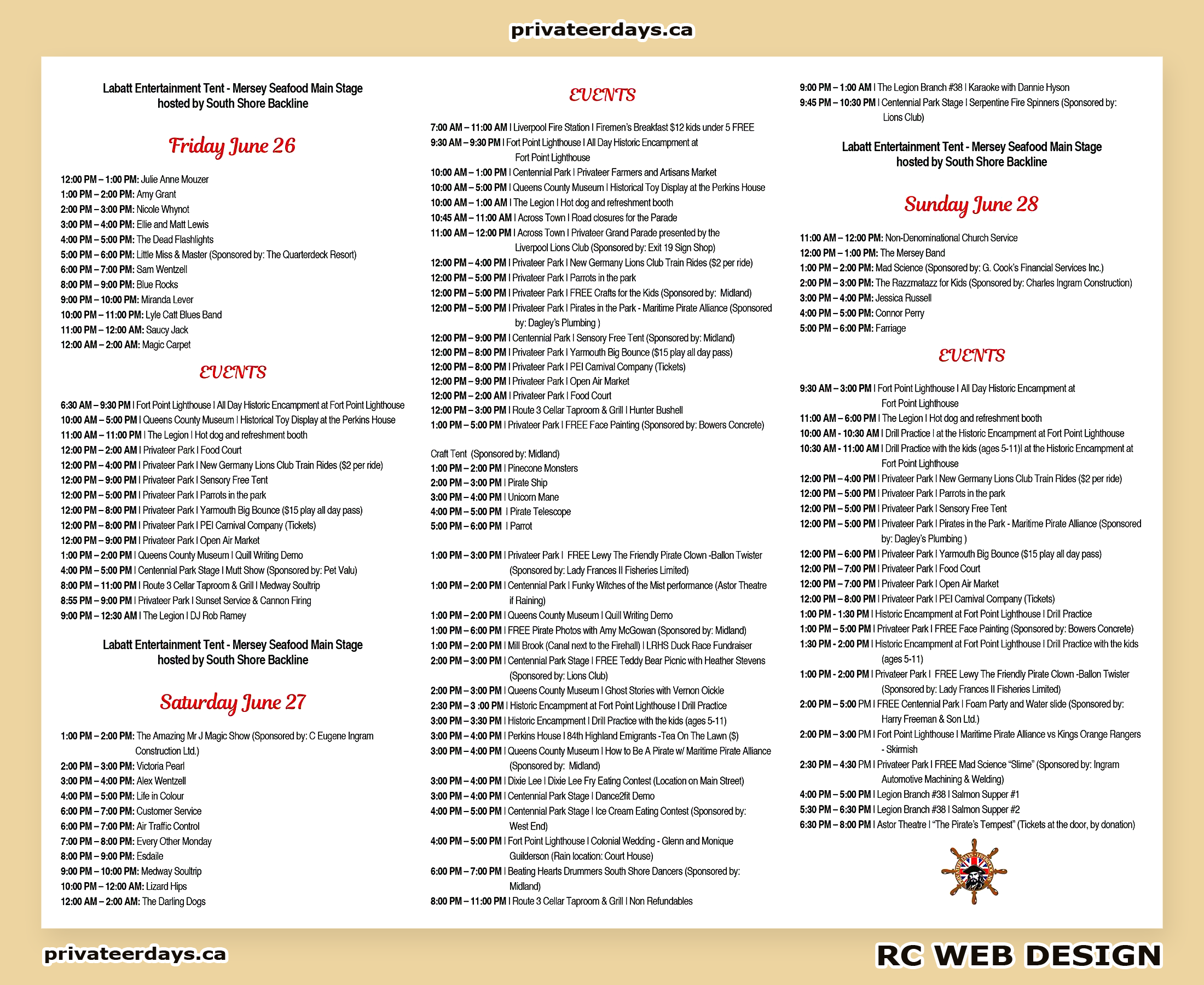 PDays Full Schedule 2026
